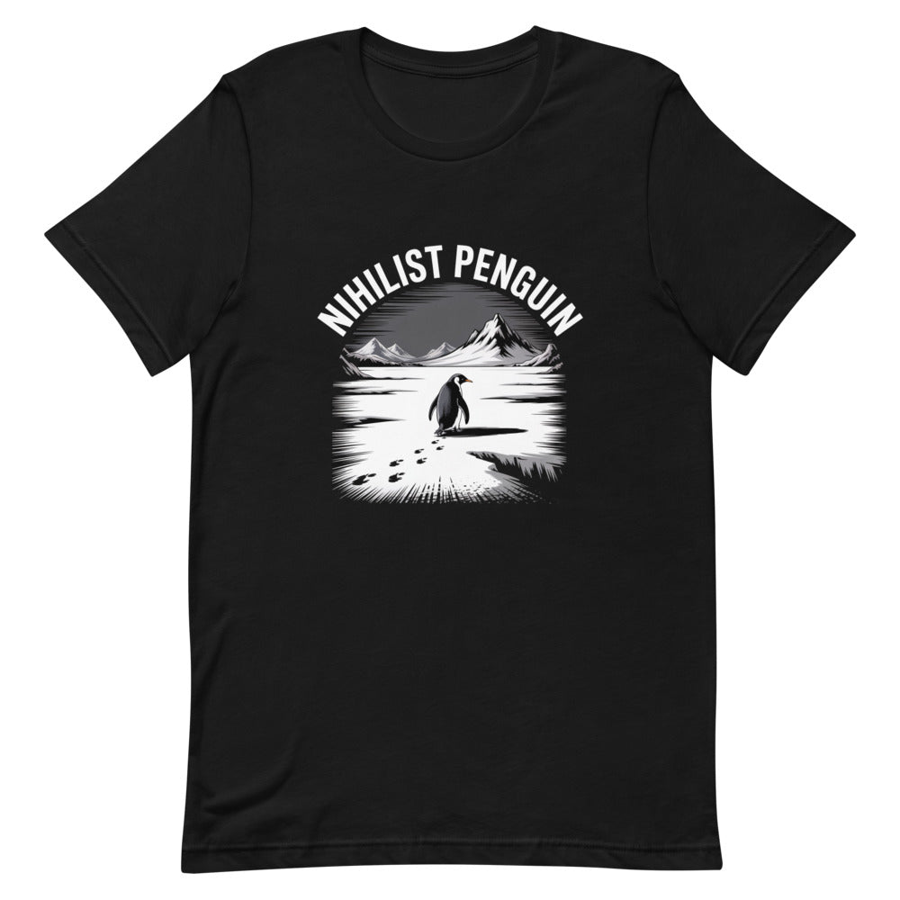 Nihilist Penguin Tee mockup