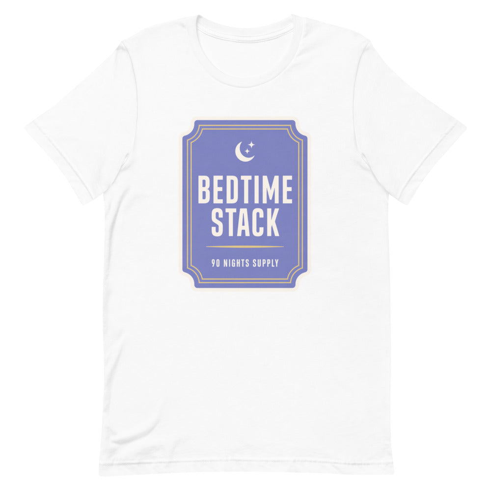 Bedtime Stack Tee mockup