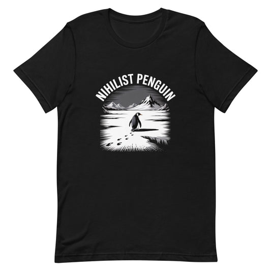 Nihilist Penguin Tee mockup